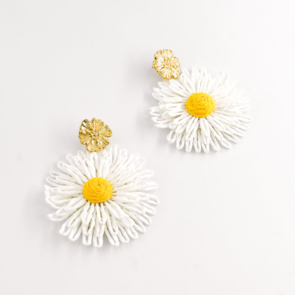 Boucles d'oreilles MIREILLE BLANC