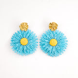 Boucles d'oreilles MIREILLE BLEU