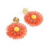Boucles d'oreilles MIREILLE ORANGE