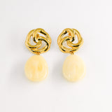 Boucles d'oreilles NÉORA BLANC