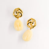 Boucles d'oreilles NÉORA BLANC