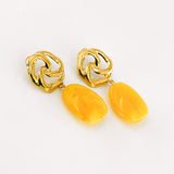 Boucles d'oreilles NÉORA JAUNE