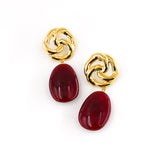 Boucles d'oreilles NÉORA ROUGE