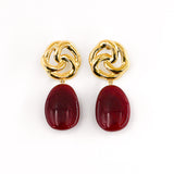 Boucles d'oreilles NÉORA ROUGE