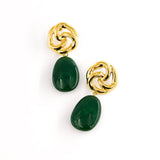 Boucles d'oreilles NÉORA VERT