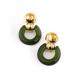 Boucles d'oreilles PRISY VERT