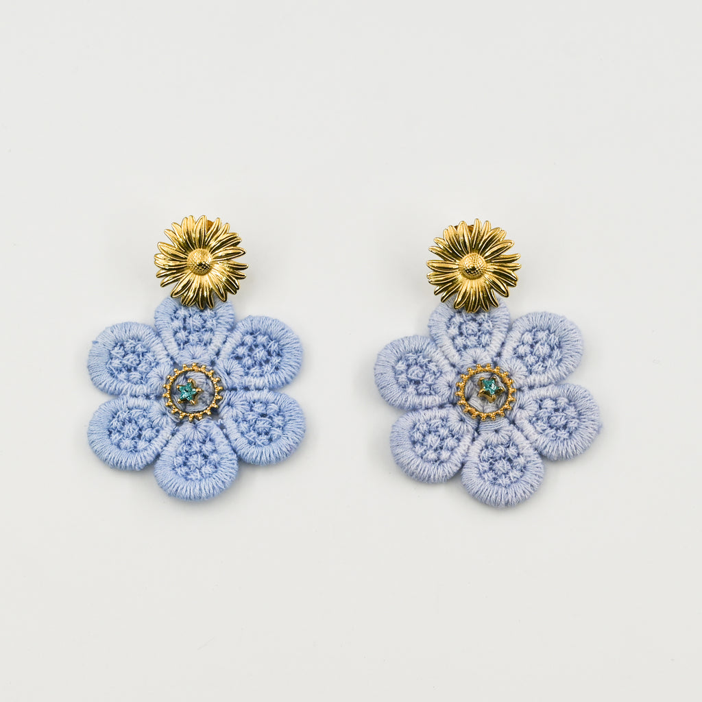 Boucles d'oreilles RINIO BLEU