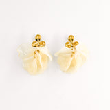 Boucles d'oreilles ROSAMÉE BLANC