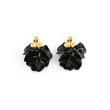 Boucles d'oreilles ROSAMÉE NOIR