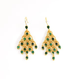 Boucles d'oreilles ROSITA VERT