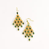 Boucles d'oreilles ROSITA VERT