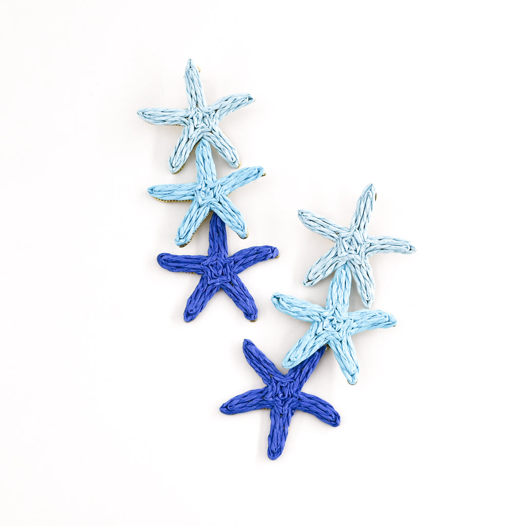 Boucles d'oreilles UNIMA BLEU