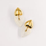 Boucles d'oreilles ZELMAÉ BLANC