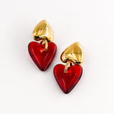 Boucles d'oreilles ZELMAÉ ROUGE