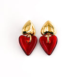 Boucles d'oreilles ZELMAÉ ROUGE