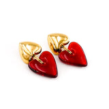Boucles d'oreilles ZELMAÉ ROUGE