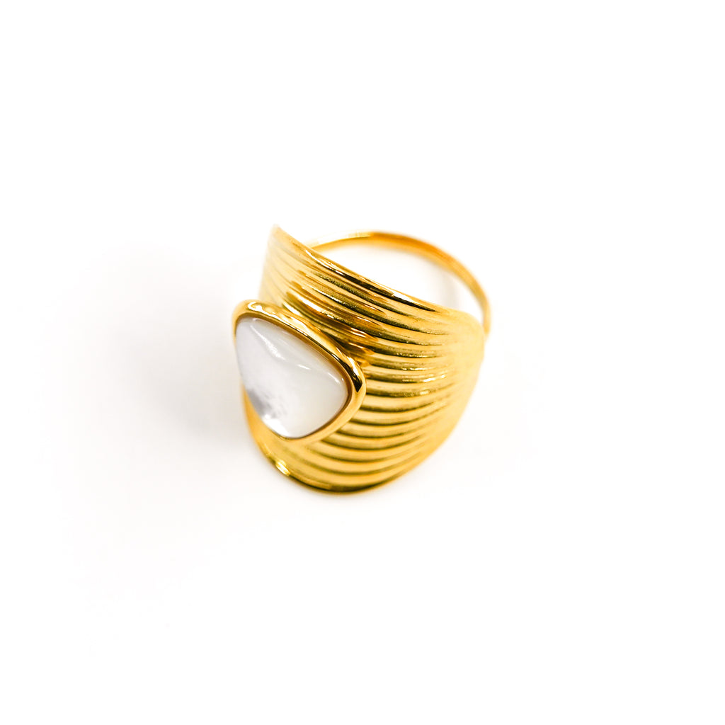 Bague ALVIA BLANC