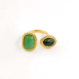 Bague BEKKY JASPE VERT