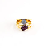 Bague GANIA AMETHYSTE BLEU