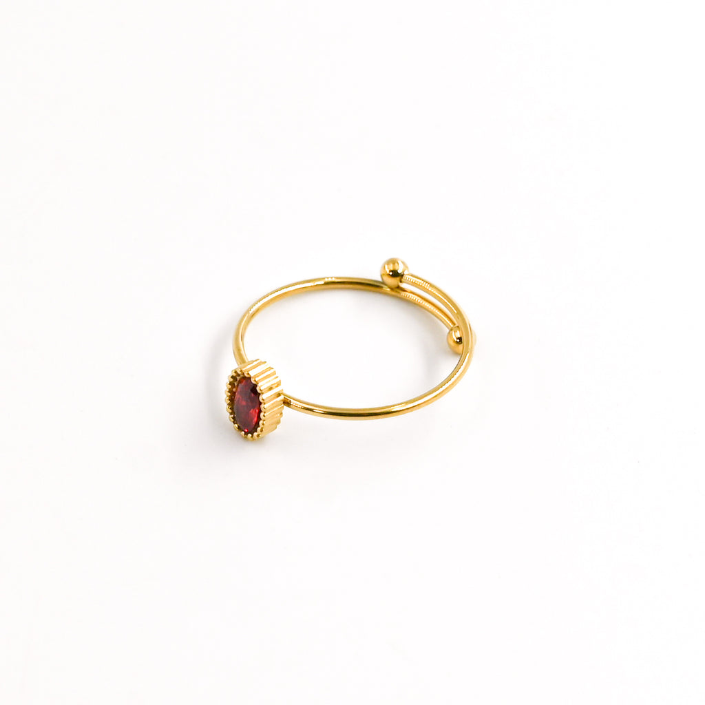 Bague NEVES ROUGE