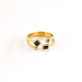 Bague NIHURA BLEU