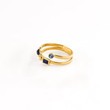 Bague NIHURA BLEU