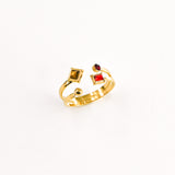 Bague NIHURA ROUGE