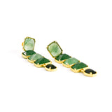 Boucles d'oreilles GAETANNE VERT