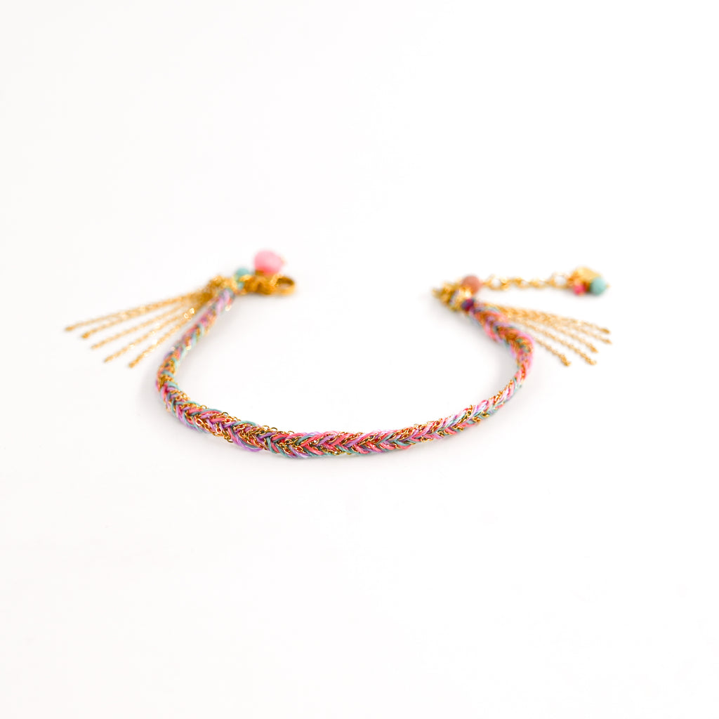 Bracelet ALBINO ROSE/BLEU