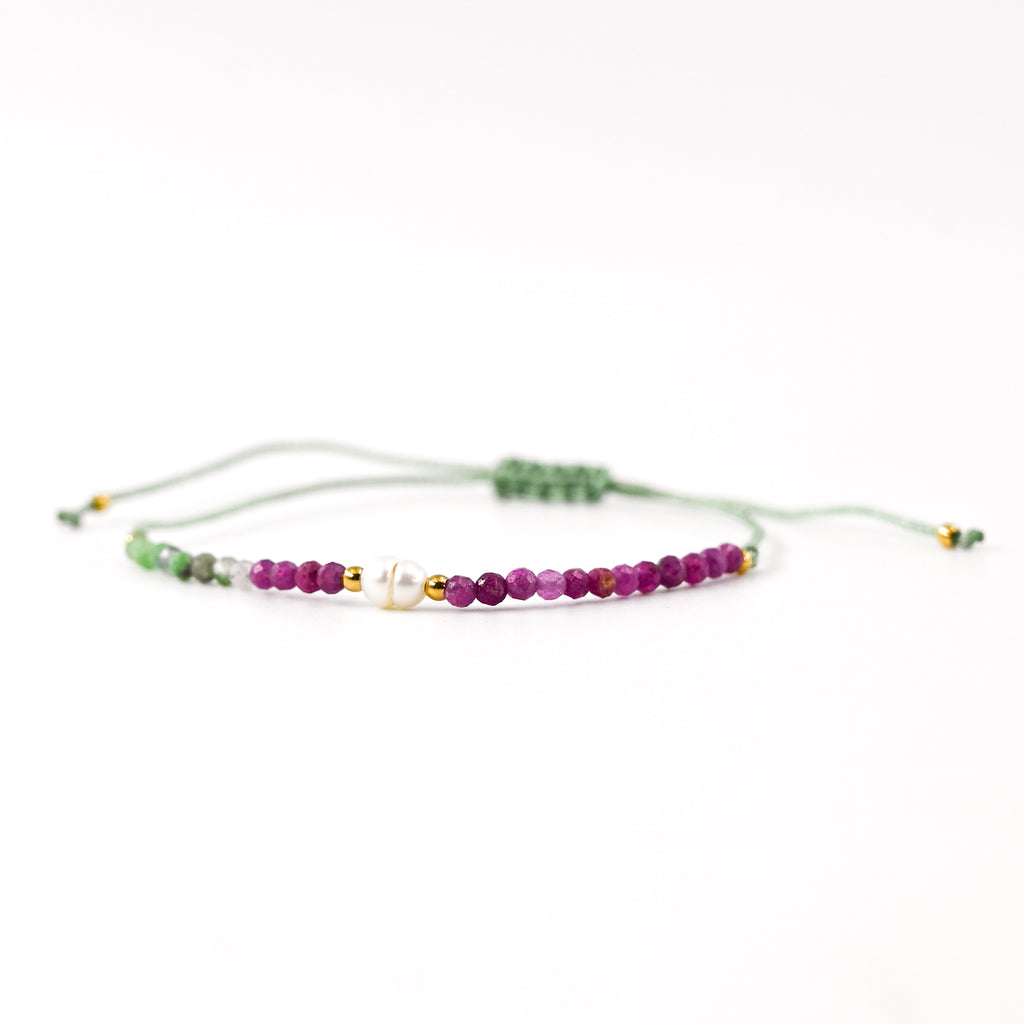 Bracelet BROME VERT/VIOLET