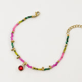 Bracelet IASAN ROSE/VERT
