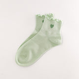Chaussettes Coeur Vert