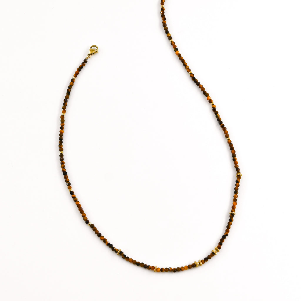 Collier ASMER OEIL DE TIGRE