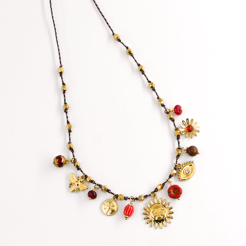 Collier AURIAN ROUGE