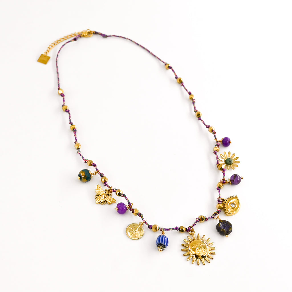 Collier AURIAN VIOLET