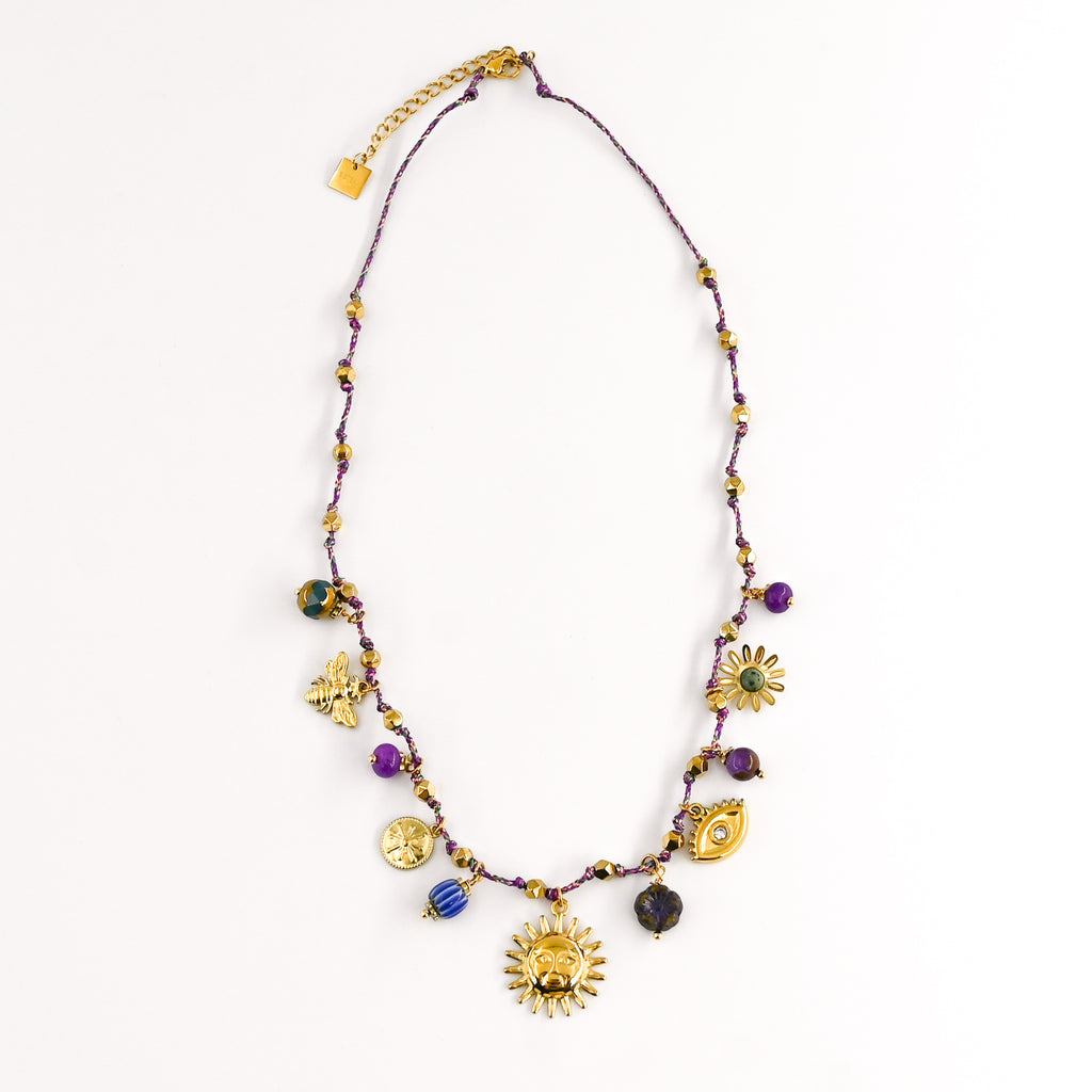 Collier AURIAN VIOLET