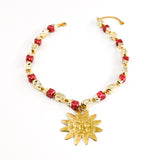 Collier BASTIANO ROUGE