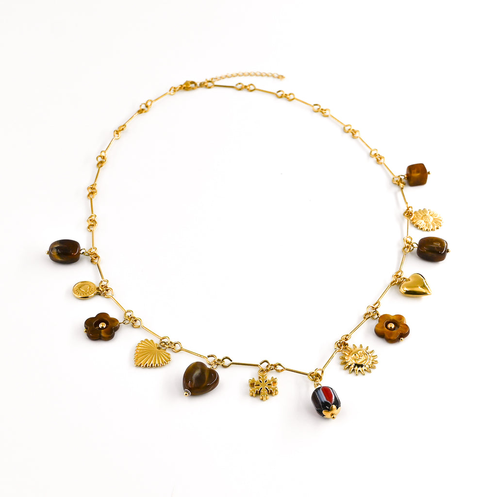 Collier CELINOS MARRON