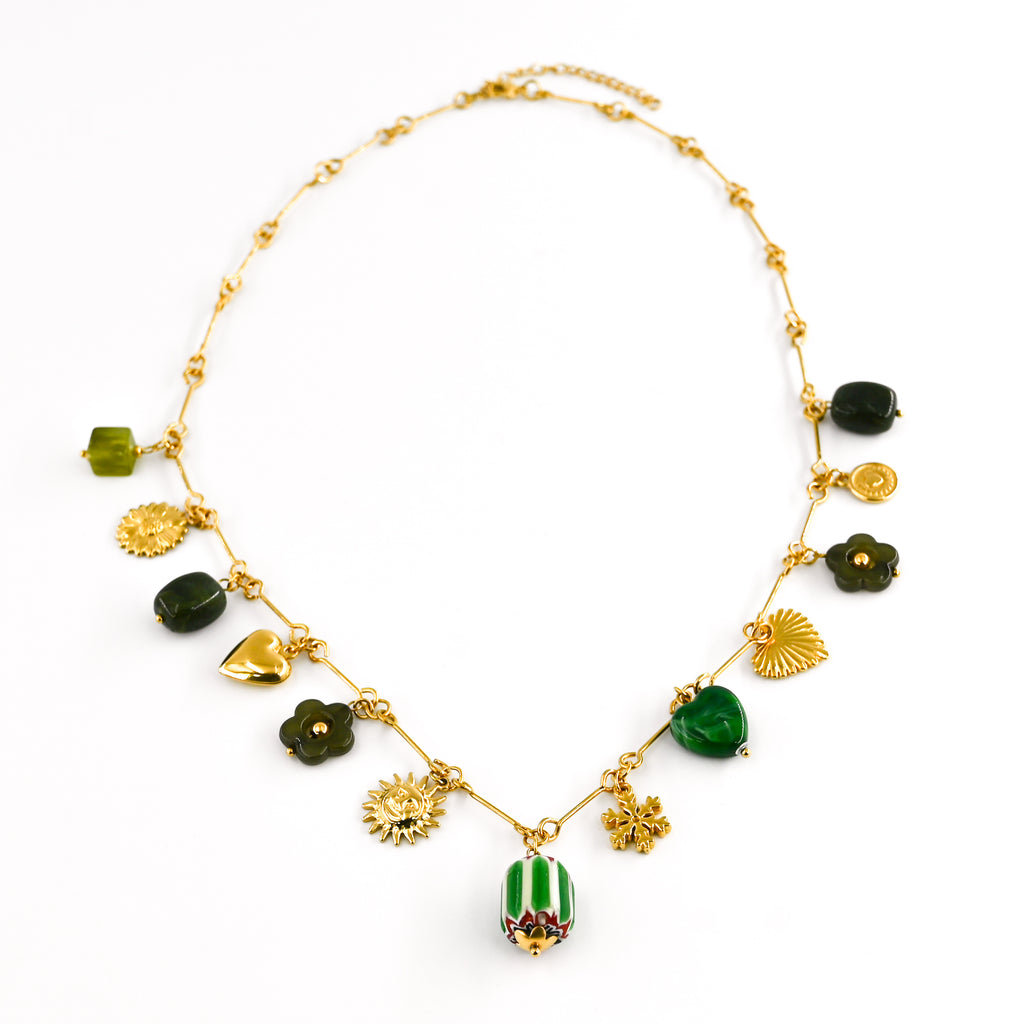 Collier CELINOS VERT