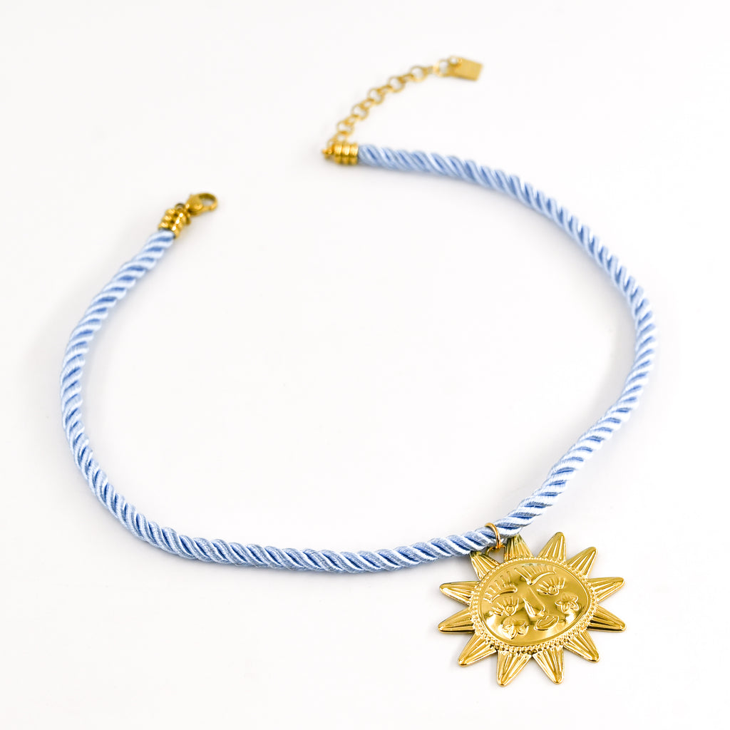 Collier DIEGO BLEU CIEL