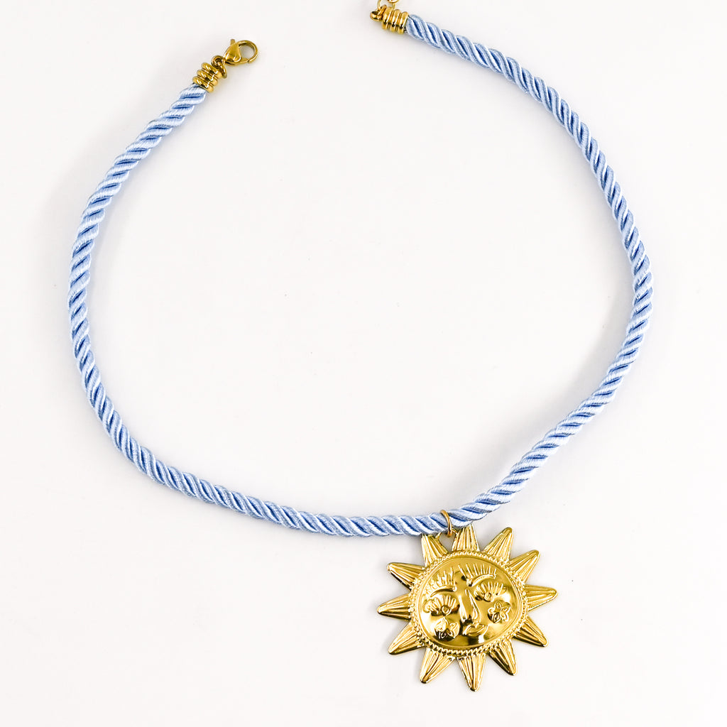 Collier DIEGO BLEU CIEL