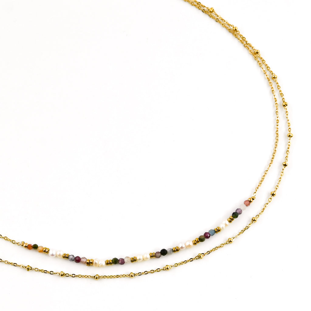 Collier LAURENCE TOURMALINE