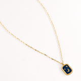 Collier LUVERIA BLEU MARINE