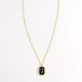 Collier LUVERIA BLEU MARINE