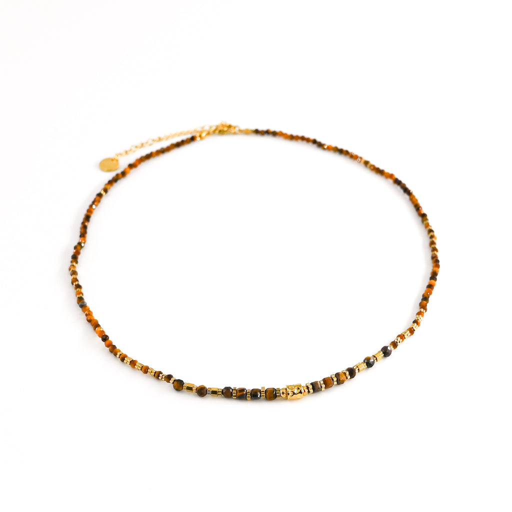 Collier MIRELIO MARRON