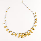 Collier MORESIO BLEU