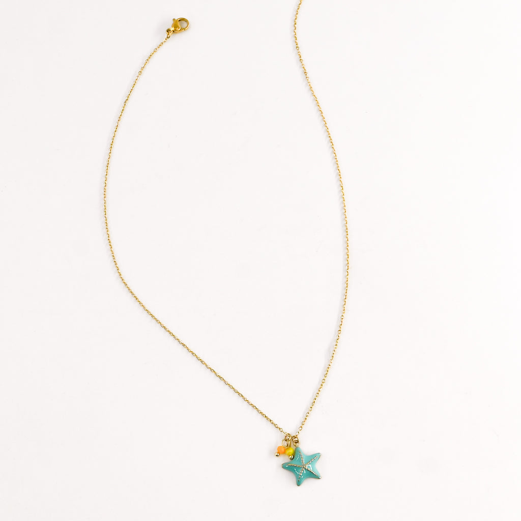 Collier PILO BLEU