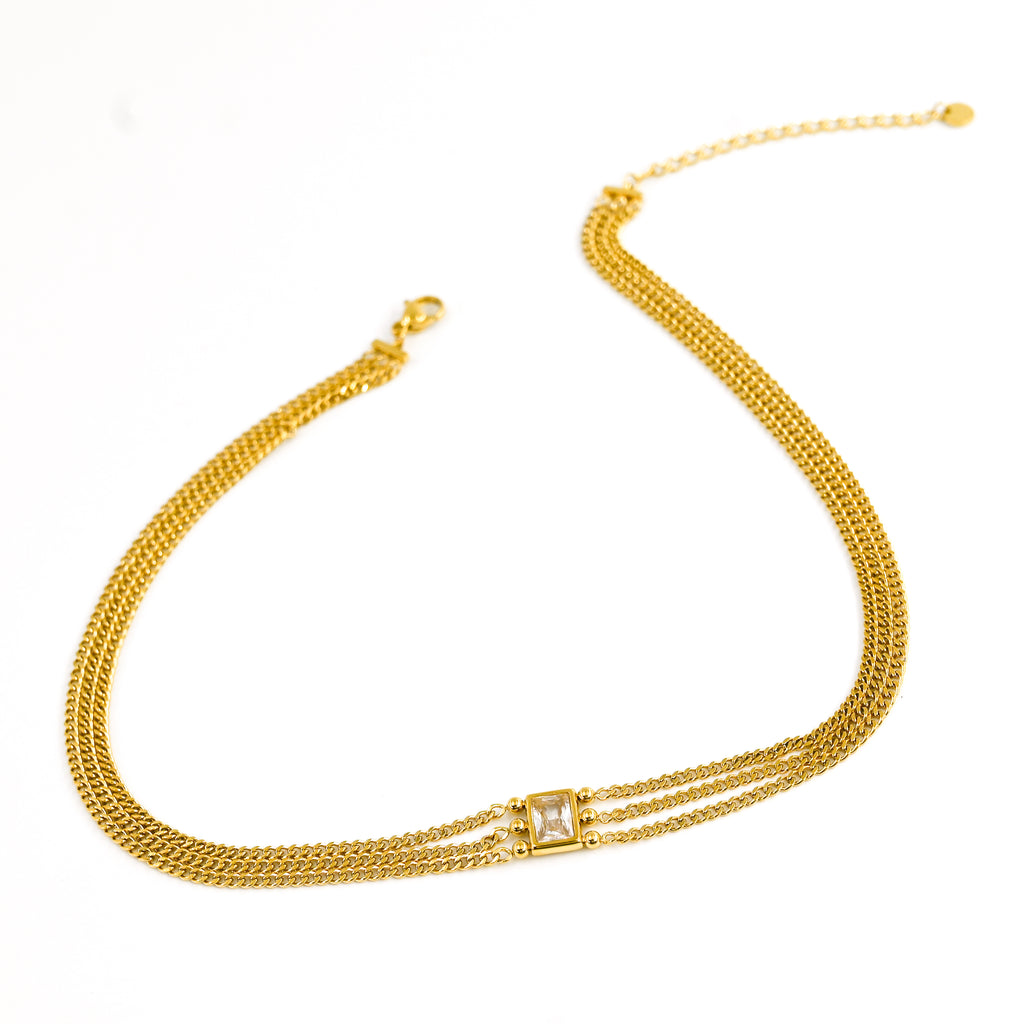 Collier SAVONE BLANC