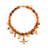 Collier SITTING MARRON