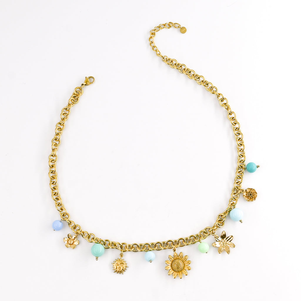 Collier SOLAL BLEU